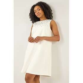 Roman Petite Embellished Tiered Shift Dress