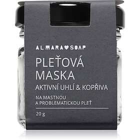 Almara Soap Active Charcoal Nettle Facial Mask 20g
