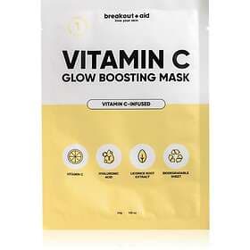 breakout + aid Vitamin C Glow Boosting Mask Sheet Mask 34g