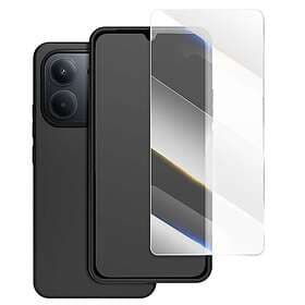 Xiaomi Redmi Made For Xiaomi Semi-Rigid Back Cover with Glass Screen Protector f