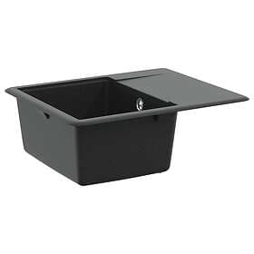vidaXL 42028412 Kitchen Sink (Black Composite)