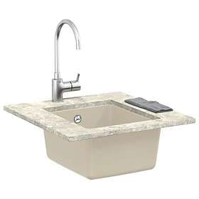 vidaXL 42028418 Kitchen Sink (Beige)