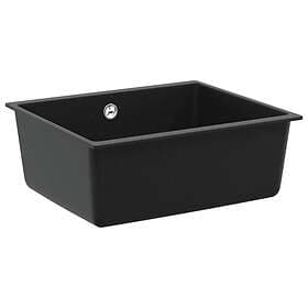 vidaXL 42028424 Kitchen Sink 530 x 460mm (Black)