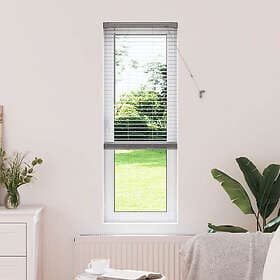 vidaXL Aluminum Venetian Blind Silver 175x40cm