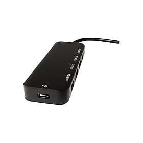 Value USB 3.2 Gen 1 Hub with 4 Ports and 1 PD Port