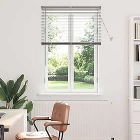 vidaXL Venetian Blind Aluminum Silver 130x95cm