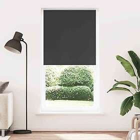 vidaXL Blackout Roller Blind Black 95x230cm