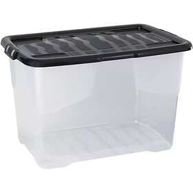Strata Curve Plastic Stackable Storage Box & Lid 5x65L