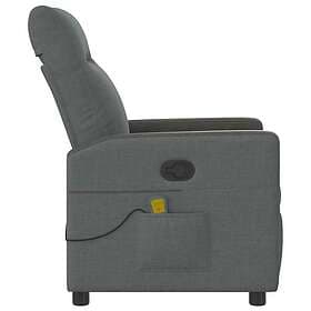 vidaXL Massage Recliner Chair Fabric