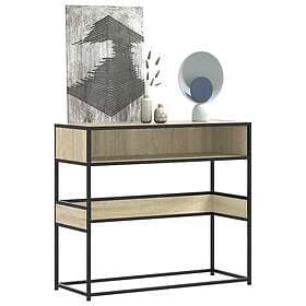 vidaXL Console Table Sonoma Oak 90x35x80 cm Engineered Wood 849170