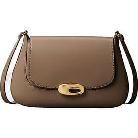 Calvin Klein Engraved Medium Flap Crossbody Bag