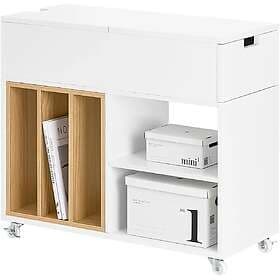 SoBuy Side Table FBT134-W White