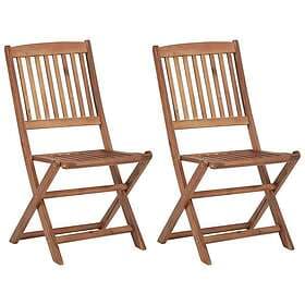 vidaXL Adjustable Chair Acacia Wood 775698