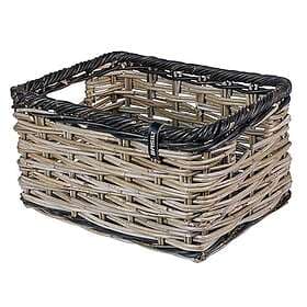 Basil Dijon Wicker Bicycle Basket Front 28L