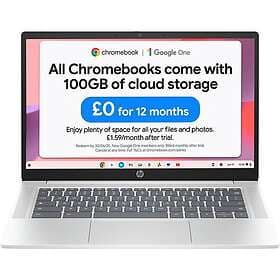 HP Chromebook 14" Intel Processor N-series 4GB RAM 128GB eUFS