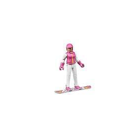 Bruder Snowboarder (female) with accessories