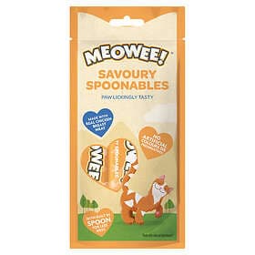 Meowee! Savoury Spoonables Creamy Purée Chicken 4x14g