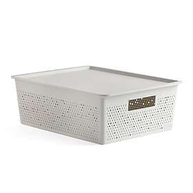 Tatay Bohol Storage Crate with Lid Recycled Plastic 30x39x13.5cm