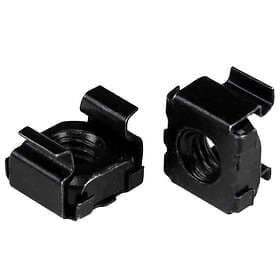 StarTech.com Cage Nuts for Server Rack Cables CABCAGENUT2B