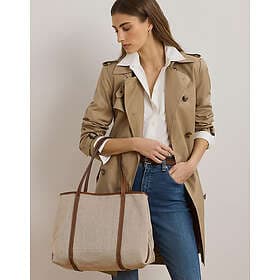 Ralph Lauren Emerie Large Tote Canvas & Leather