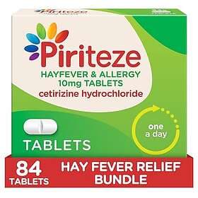 Piriteze Hayfever & Allergy Antihistamine Tablets 84 Tablets