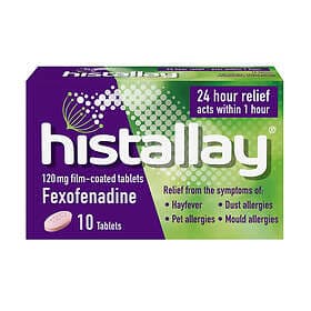Histallay Fexofenadine 120mg 10 Tablets