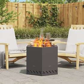vidaXL Smokeless Fire Pit 58x58x51cm 858980
