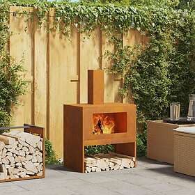 vidaXL Fire Pit 60x40x96cm 858935