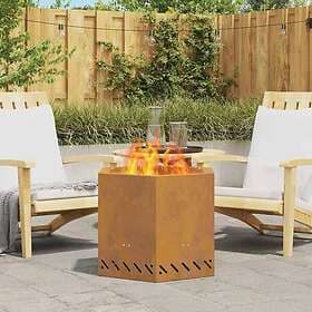 vidaXL Fire Pit Smokeless 58x58x51cm