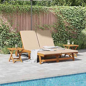 vidaXL Recliner Chair Acacia Wood 3407701