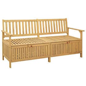 vidaXL Storage Bench with Door Solid Acacia
