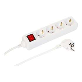 MicroConnect 4-Way Switched Power Strip 1.5m MC-GRU00415WS