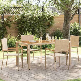 vidaXL Garden Stackable Chair Textilene 3403063