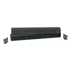 APC Basic Rack-Mount PDU 12-Way Rack Mountable AC 208/230V Input IEC 60320 C20 O