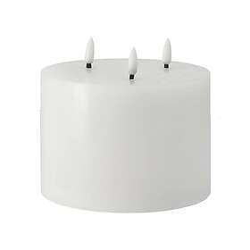 Scandi Essentials 643648-01 Bright Melt LED Block Candle 13cm (3-pack)