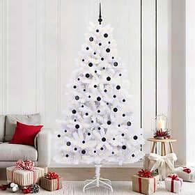 vidaXL 240cm Hinged White