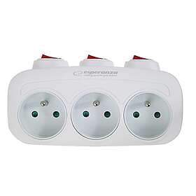 Esperanza 3-Way Power Strip ELK307W
