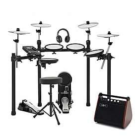 Gear4music Digital Drums 520 DD520-AMP-PACK Electronic Drum Kit