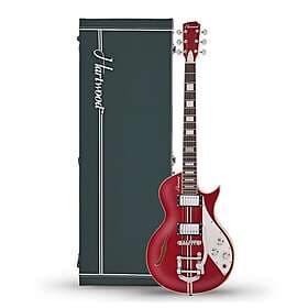 Hartwood Speedway Vibrato Electric Guitar Lipstick Red