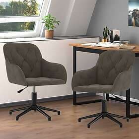 vidaXL Dining Chair Velvet 2-Pack 3415414