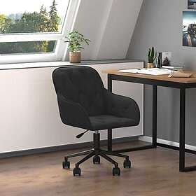 vidaXL Office Chair Height Adjustable Velvet