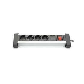 Digitus DA-70614 4-Way with 2x USB Power Strip 1.5m DA-70614