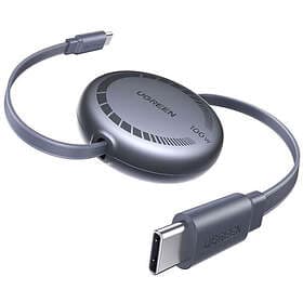 Ugreen 65905 USB-C to USB-C PD Retractable Cable 1m