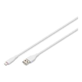 Assmann AK-600108-010-W USB-A to Lightning MFi Certified 1m