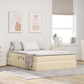 vidaXL Storage Bed with Mattress 140x200cm 3370234
