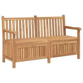 vidaXL Storage Bench Solid Teak Wood 150x60x90cm 42001960