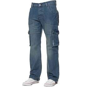 Kruze Cargo Combat Multi Pocket Denim Jeans (Men's)
