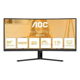 AOC B3 Series CU34B3E 34" Curved Ultrawide WQHD 120Hz