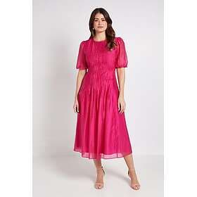 Wallis Ws1000 Tencel Pintuck Detail Midi Dress