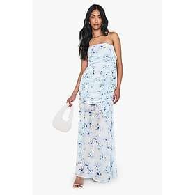 Boohoo Ruched Maxi Dress